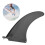 9 inch PVC Watershed Fin Accessory for Surfboard Tail Rudder Split Design Black 6