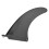 9 inch PVC Watershed Fin Accessory for Surfboard Tail Rudder Split Design Black 5