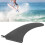 9 inch PVC Watershed Fin Accessory for Surfboard Tail Rudder Split Design Black 7