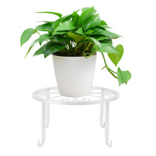 Stabiler Eisen-Pflanzenständer 22 cm für Balkon, Wohnzimmer, Garten