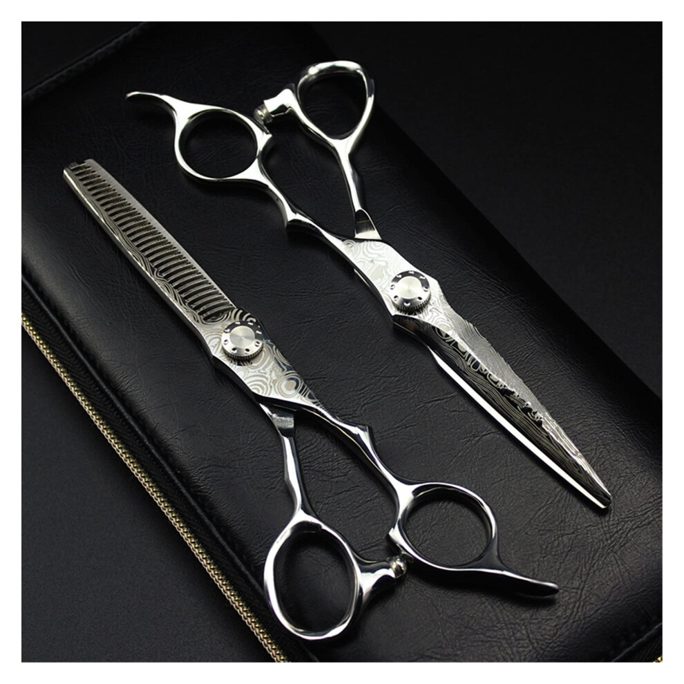 Shears for Hair Cutting 6 Inch Barber, Beauty, Hairdressing, Hair Salon, Thinning, Flat Hair Cutting Kit