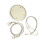 Leather Backpack Making Kits Purse Knitting Set Bag-Beige 1