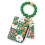 Women's Boho Beaded Wallet with Flower Pattern, Women-Green 1