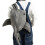 Shark Design Large Capacity Daypack Practical Wear-Gray 1