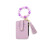 Lightweight Card Organizer Beaded Strap Attachment-Purple 1