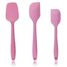 Tacar Spatula Saor ó BPA, Silicone Frithsheasmhach in aghaidh Teasa, Deartha go hEirgeanamaíochta le haghaidh Cócaireacht sa Chistin, 3 phíosa i