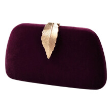 Velvet Crossbody Bag for Womens Small Clutches Purses-Purple
