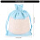 8PCS Reusable Linen Storage Pouch 10x14cm Breathable Drawstring 3