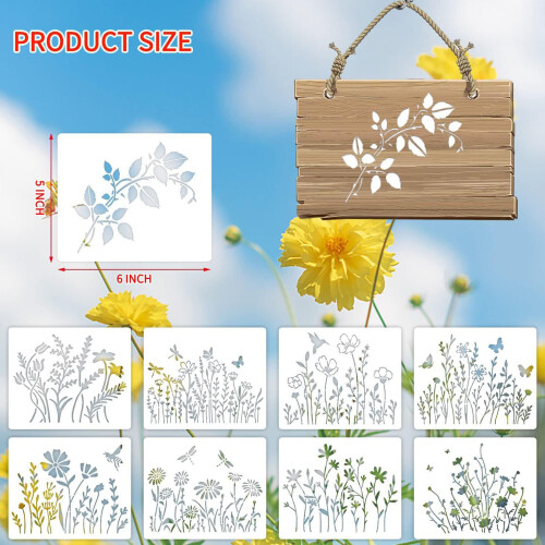 Precisions Cut Stencil Template Multipurpose For Wall Art Fabric 2
