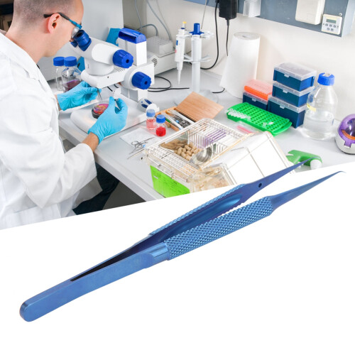 BT-15 Blue Maintenance Tweezer 0.15mm Sharp Titanium Alloy 2