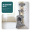 VOUNOT Cat Tree with Scratching Posts Multi - Level Cat Activity 112cm Grey 4