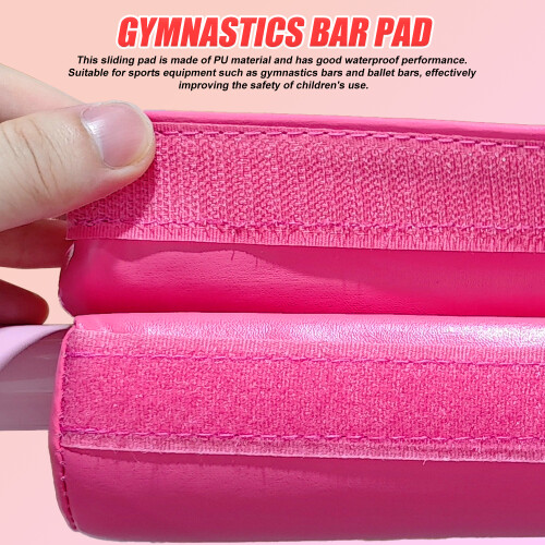 Gymnastics Bar Pad Protective-Detachable Protective Foam Sleeve(Pink) 2