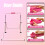 Gymnastics Bar Pad Protective-Detachable Protective Foam Sleeve(Pink) 6