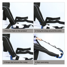 Professionelles Yoga- und Pilates-Dehnband mit Fußfixierung – 43x13,5 cm