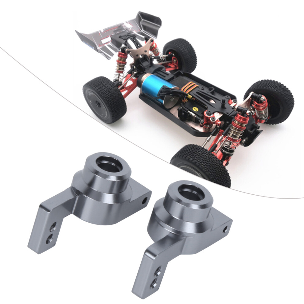 Aluminum Alloy Rear Wheel Seat Fit For Wltoys 144001 1/14 Rc Car /Titanium Black 8771362159430