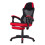 Living And Home Ergonomic High Back Gaming Chair with Footrest, Black+Red 1