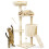 VOUNOT Cat Tree with Scratching Posts Multi - Level Cat Activity 112cm Beige 1
