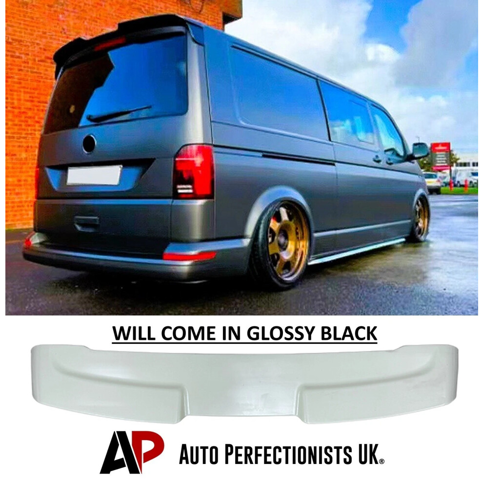 For Vw Transporter T6 Tailgate Type Roof Spoiler Black 5056884808855