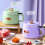 (white) Cooking Pot Multi-function For Quick And Smart Cooking Easy To Even 3