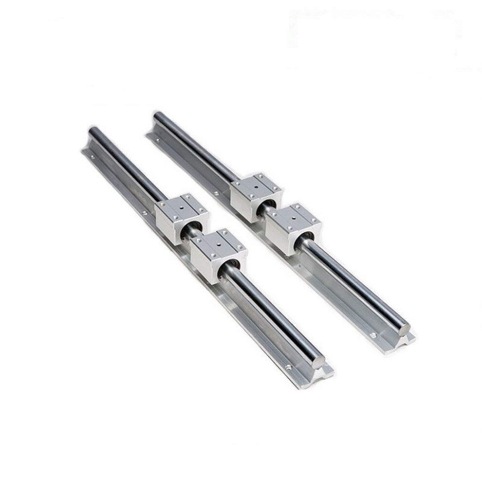 Professional 2Pcs Sbr10 10Mm Linear Rail Guide 200 250Mm Fully Slide Support + 4Pcs Sbr10uu Linear Bearing Block(250Mm) 9067246768324