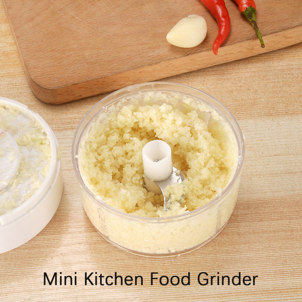 Household Manual Pull Food Garlic Ginger Vegetable Grinder Chopper Mincer Pink 8071362161885