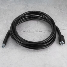 Hochdruck-Schlauch für Autowaschanlage mit 40 MPa, kompatibel mit K2 K3, 6 Meter (19,7 ft), Schwarz
