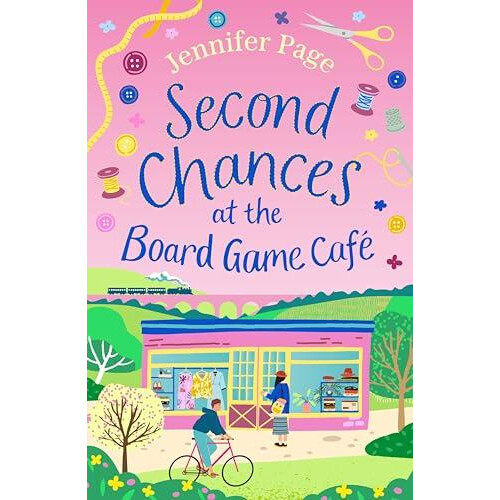 Second Chances at the Board Game Cafe by Jennifer Page Paperback Book