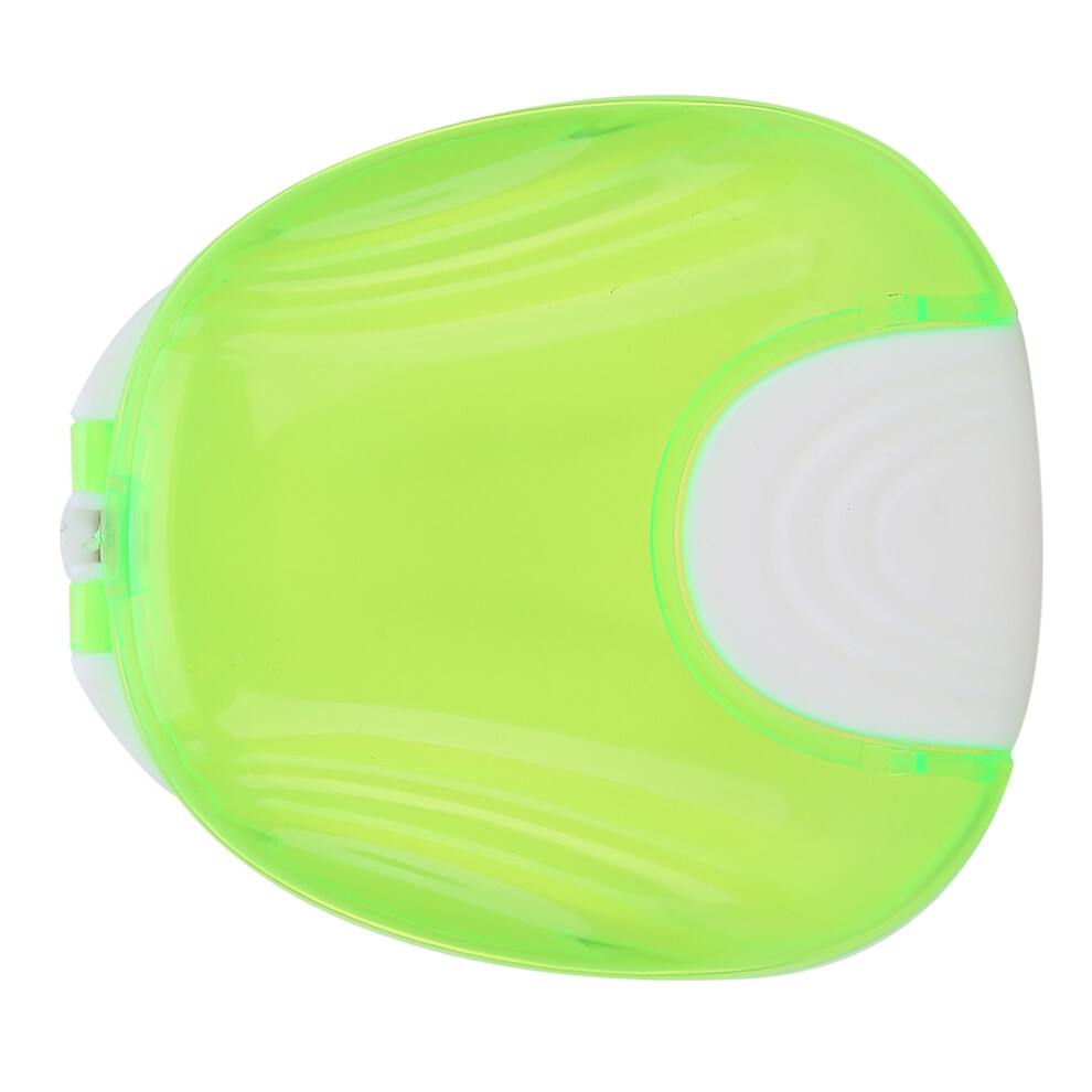 Green Orthodontic Retainer Case with Waterproof & Dustproof Design