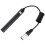 Black Condenser Microphone for Cameras, Unidirectional, 23.5cm 12
