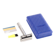Verstellbarer Sicherheitsrasierer für Damen und Herren, Premium-Qualität, wiederverwendbar, Einzelklingenrasierer mit sanfter Rasur, ergonomische
