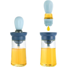 Innovativer Ölspender für die Küche, langlebig und umweltfreundlich, 2-in-1-Design, hitzebeständig zum Kochen von Essigsaucen, Grillen, Braten