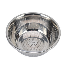 Coador de malha fina em aço inoxidável, design antiferrugem para drenagem eficiente da água, cabo elegante para controle estável e confortável