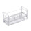 Compact Space-Saving Sink Caddy, Ergonomic Divider Dish Organizer with Ventilated Structure, Quick Drying to Prevent Mold, Perfect for Small Kitchens 1