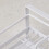 Compact Space-Saving Sink Caddy, Ergonomic Divider Dish Organizer with Ventilated Structure, Quick Drying to Prevent Mold, Perfect for Small Kitchens 3