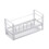 Compact Space-Saving Sink Caddy, Ergonomic Divider Dish Organizer with Ventilated Structure, Quick Drying to Prevent Mold, Perfect for Small Kitchens 2