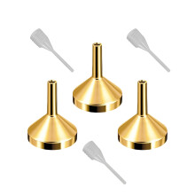 3 Stück kleiner Trichter,-Gold S