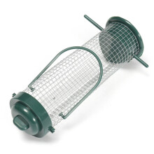 Plastik Vogelhaus Drahtgitter – Für den Außenbereich, hängender Gartenfütterer, 23 x 7 cm