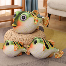 Lebendige Kugelfisch Plüschtier – Weiches Stofftier Perfektes Geschenkidee