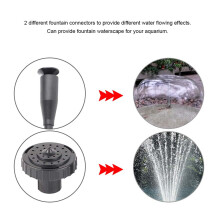 Multifunktionales Aquarium-Brunnen-Set, Schwarz, Verstellbare Größen, Passend für WP-3550–6800