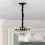 Living And Home Elegant LED Crystal Pendant Light 1
