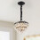 Living And Home Elegant LED Crystal Pendant Light 2