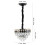 Living And Home Elegant LED Crystal Pendant Light 6