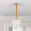 Living And Home Elegant Crystal Pendant Light 2