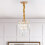 Living And Home Elegant Crystal Pendant Light 3