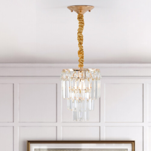 Living And Home Elegant Crystal Pendant Light 2