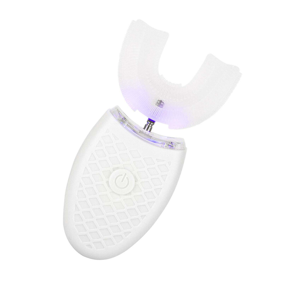 White U Shaped Electric Sonic Toothbrush - Automatic Oral Care Tool