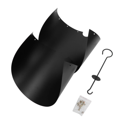 Professioneller PVC Eichhörnchen-Flapper-Stopfen für Vogelfutterspender, Schwarz 1