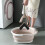 High Quality Light Pink Foldable Mop Bucket - 5cm Compact Storage 8