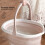 High Quality Light Pink Foldable Mop Bucket - 5cm Compact Storage 3