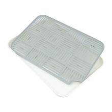 Tappetino drenante per piano cucina con applicazioni multiuso, tappetino in PVC per asciugare le bottiglie e proteggere dagli schizzi, tappetino